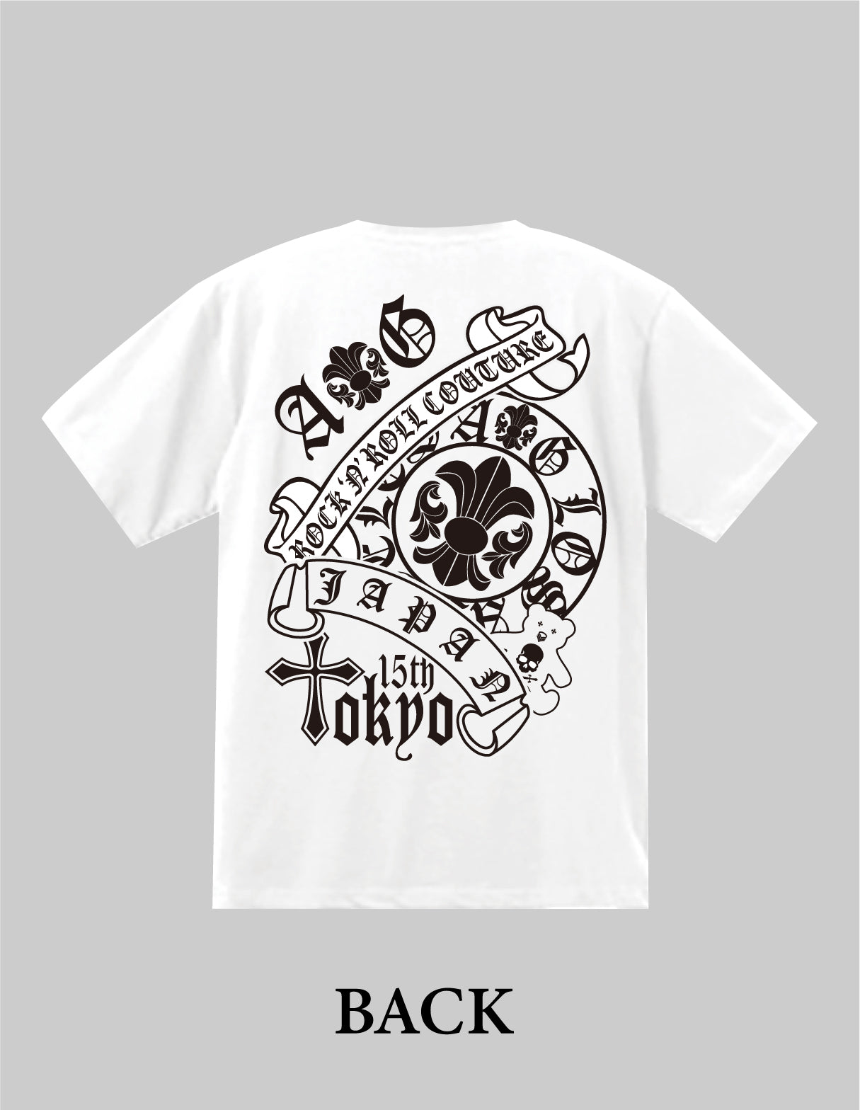 【初回受注限定予約割引20%オフ】A&GJAPAN15th ANNIV TEE/WHITE【限定50着】