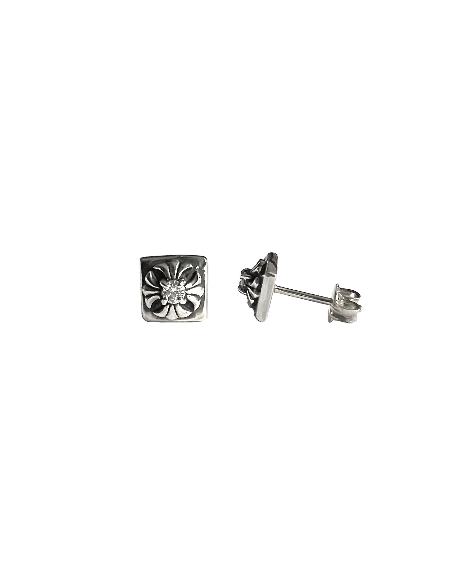A&G【受注】SQUARE CROSS-DIAMOND PIERCE