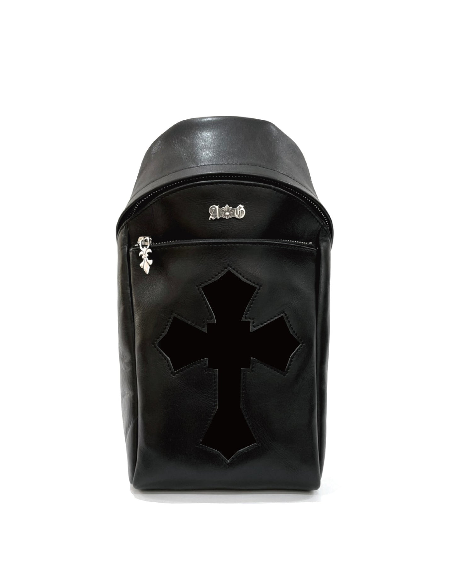 A&G【受注】Leather one shoulder bag CROSS