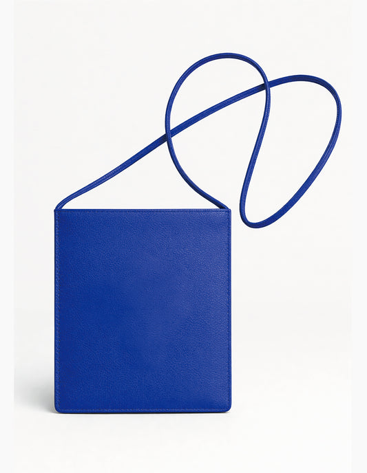A&G【受注】BLUE LEATHER SHOULDER MINI BAG FDL45