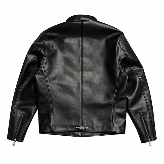 A&G【受注】 LEATHER SINGLE BIKER JACKET