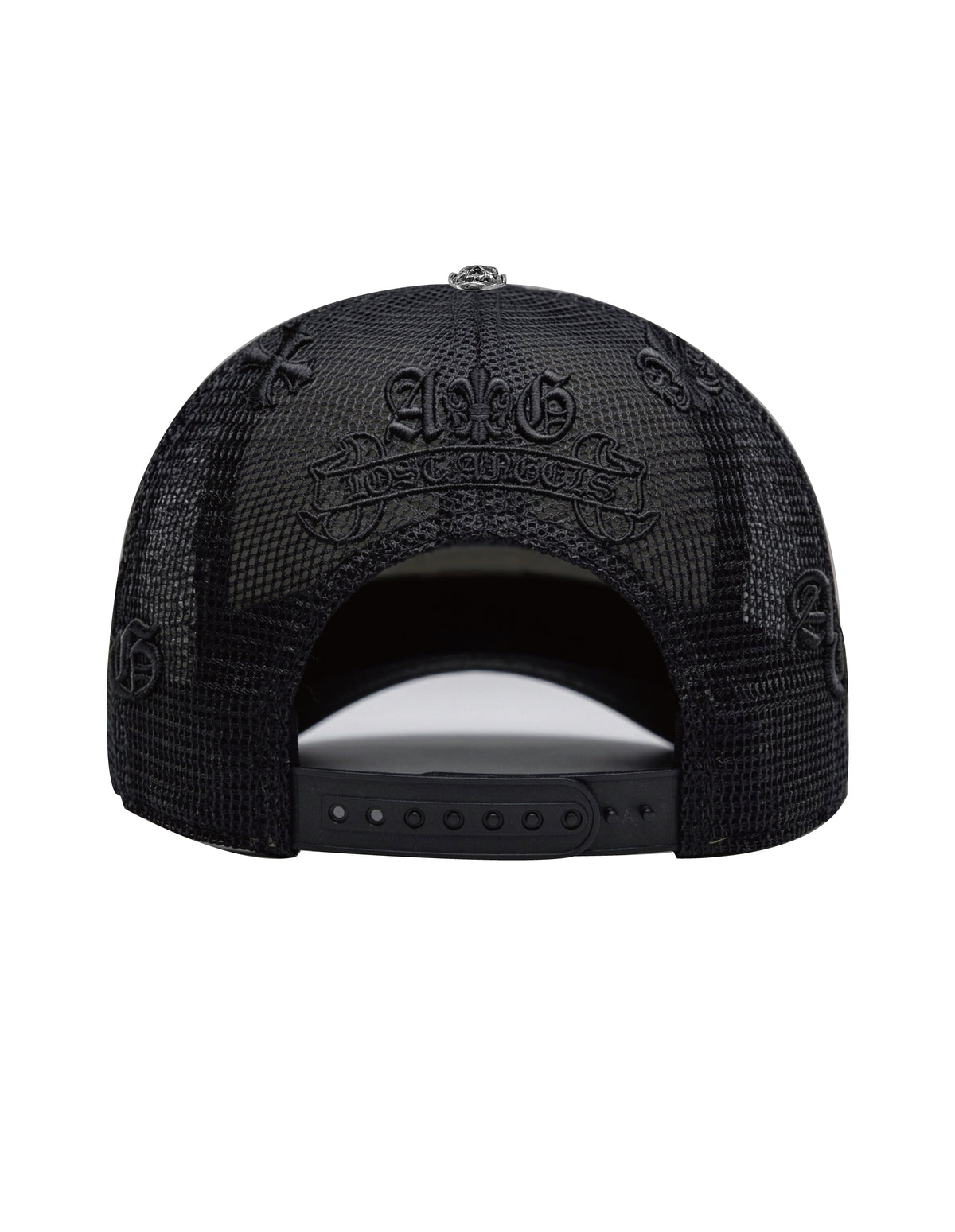 A&G【受注】SKULL LEATHER PATCH TRUCKER CAP/SV925
