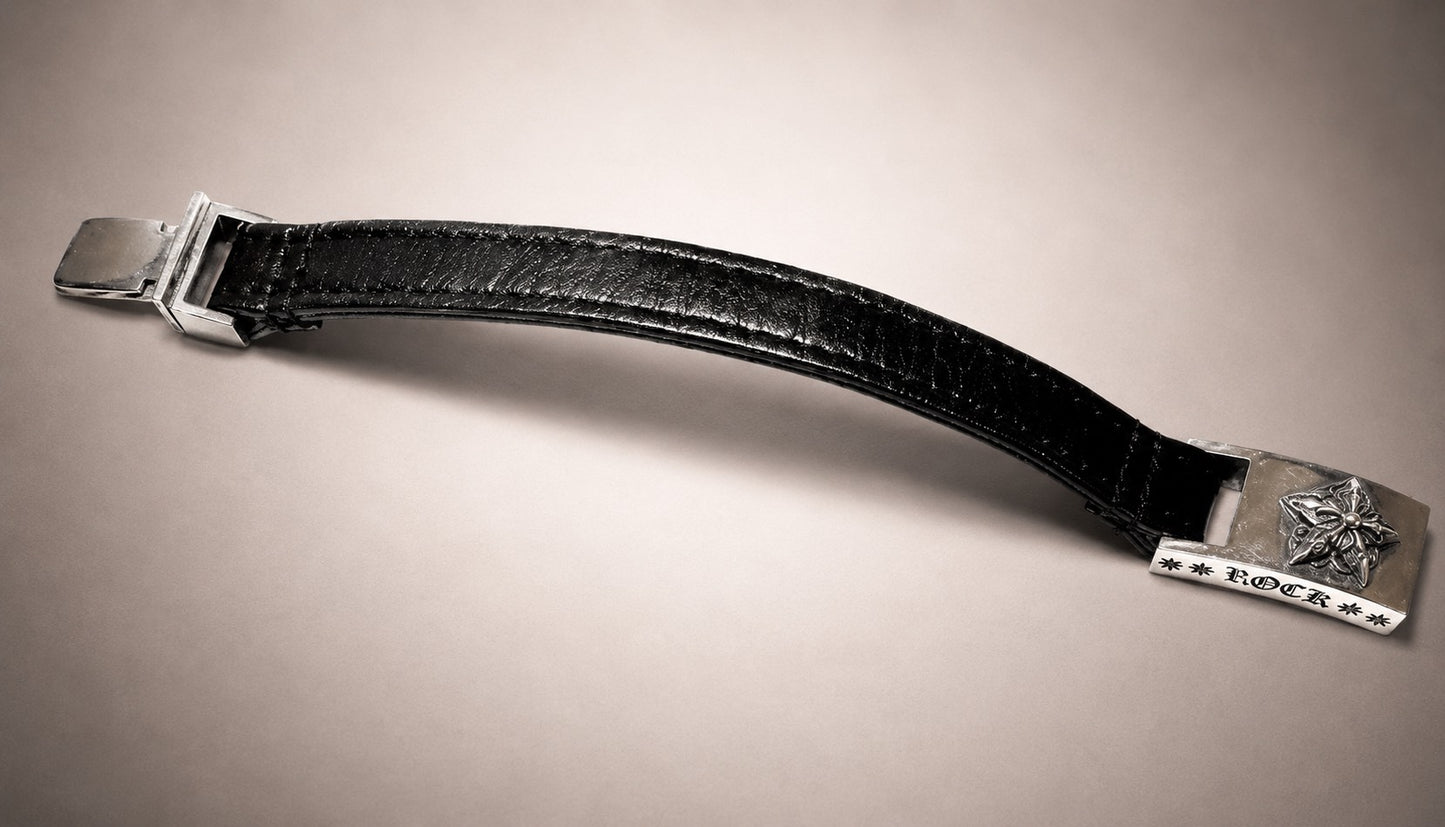 A&G【受注】STAR ID LEATHER BRACELET