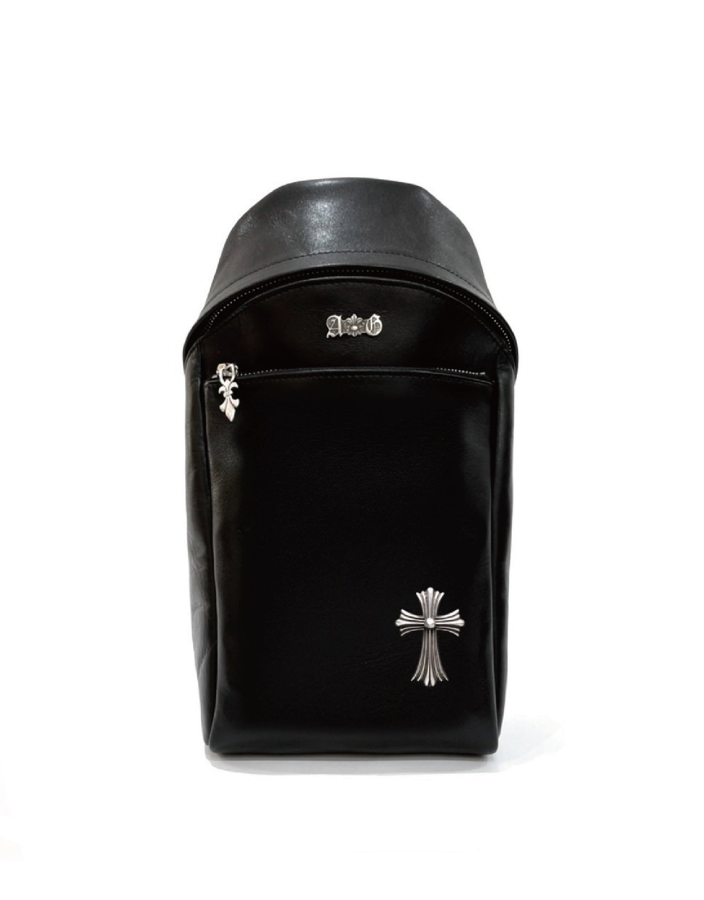 A&G【受注】Leather one shoulder bag onSILVER CROSS