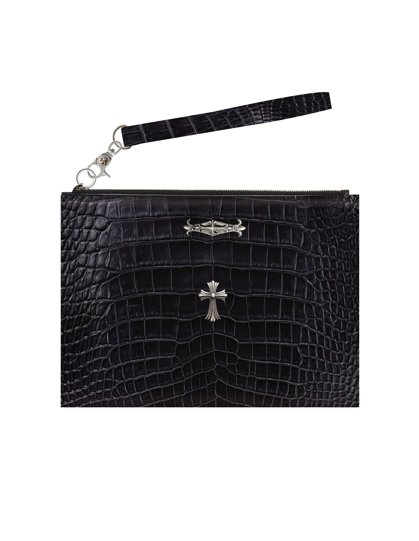 【セット販売】【受注予約限定3個】A&G15th FULL CROCODILE CLUTCH BAG+FDL45orCROSS45 & MINI WALLET SET