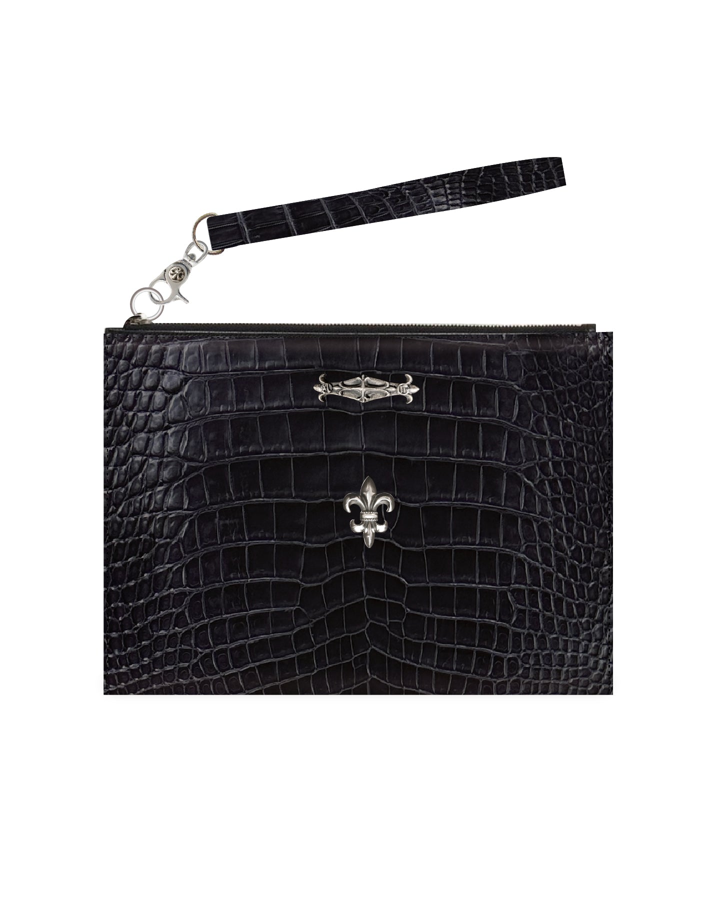 【セット販売】【受注予約限定3個】A&G15th FULL CROCODILE CLUTCH BAG+FDL45orCROSS45 & MINI WALLET SET