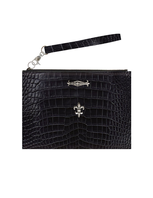 【セット販売】【受注】A&G15th FULL CROCODILE CLUTCH BAG+FDL45orCROSS45 & MINI WALLET SET