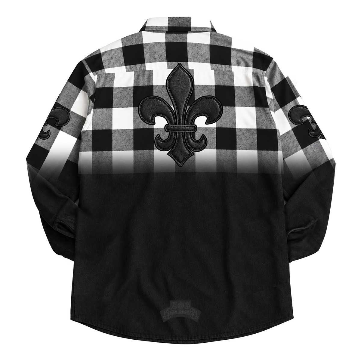 A&G【受注・限定】 HALF BLACK FLANNEL SHIRT FDL/BLACK&WHITE