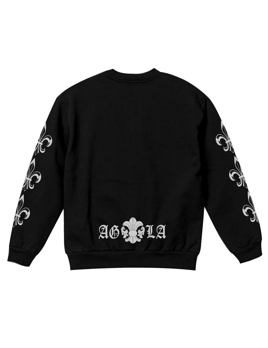 A&G 15oz CREW NECK SWEAT SHIRT/SILVER【3営業日発送】
