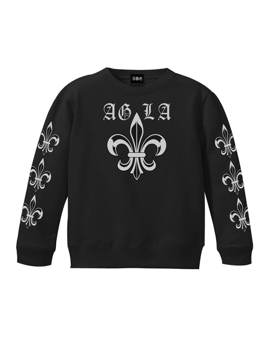 A&G 15oz CREW NECK SWEAT SHIRT/SILVER【3営業日発送】
