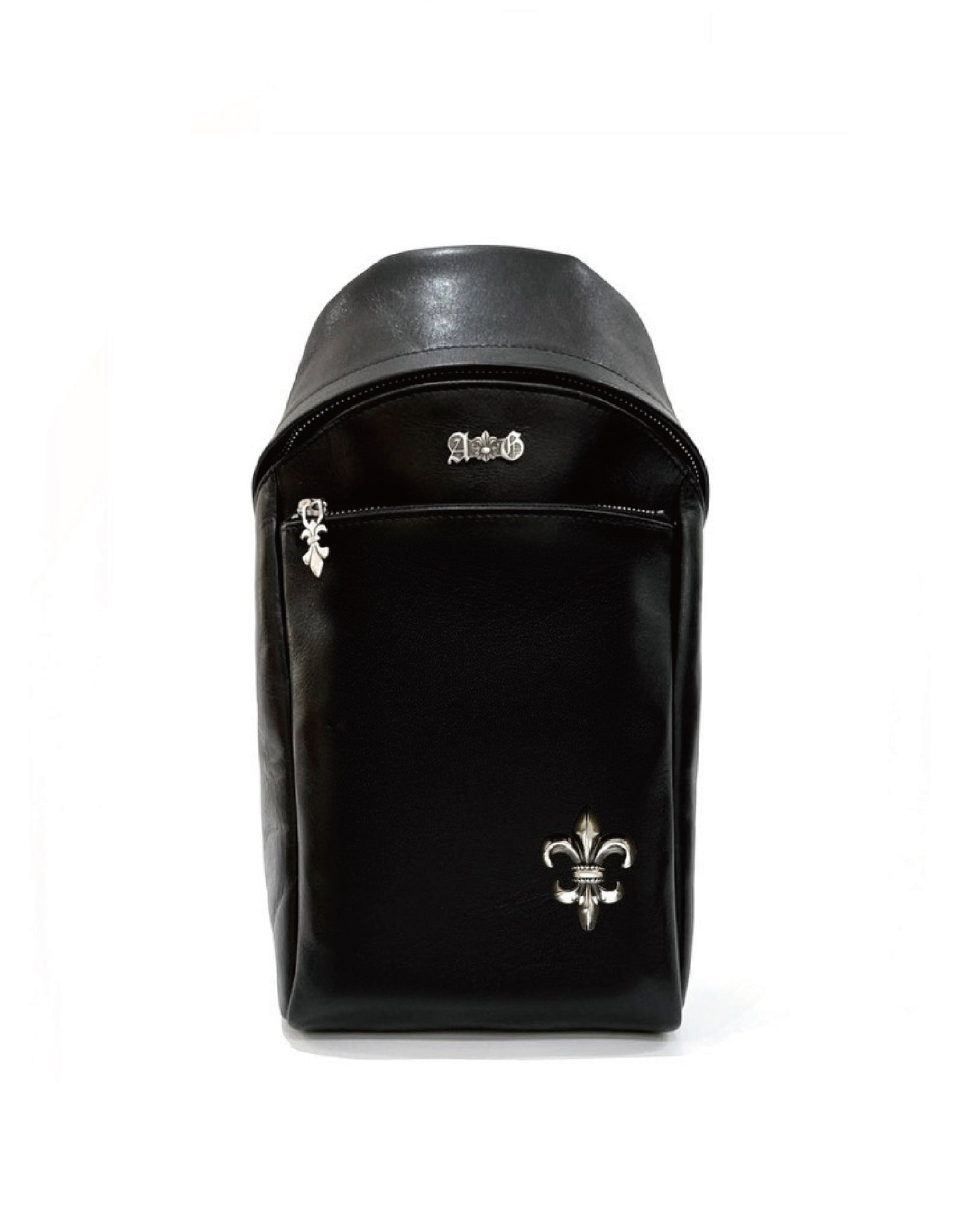 Leather one shoulder bag on SILVER FDL