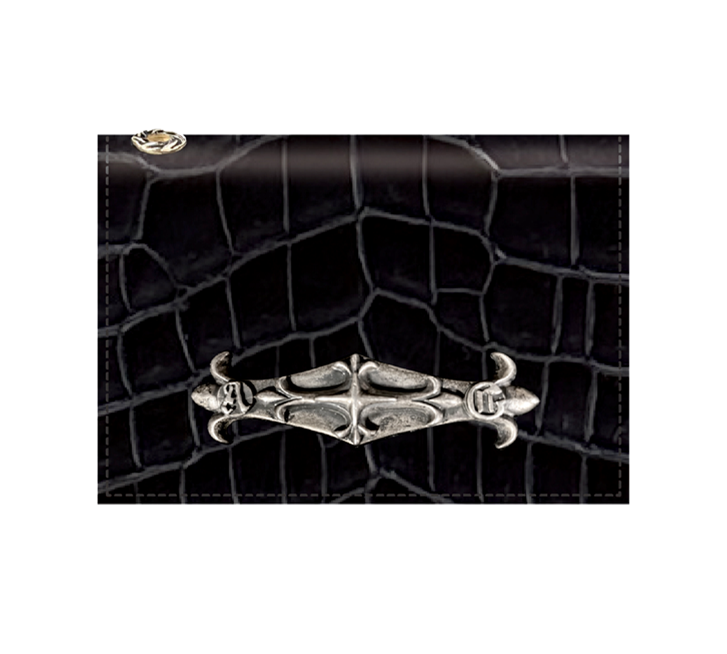 A&G15th FULL CROCODILE MINI WALLET