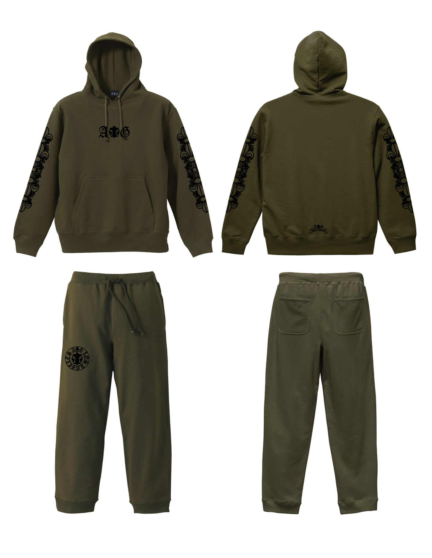 A&G 【受注先行予約セット特別割引34%オフ対象】SWEAT PULL OVER+PANTS SETUP