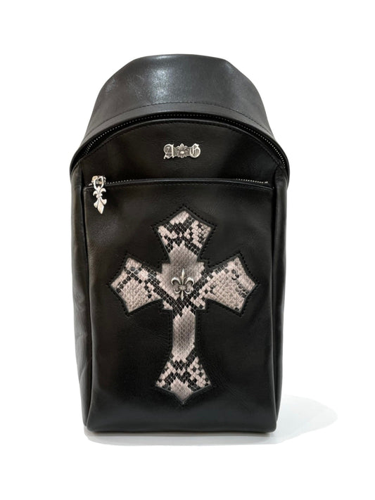 A&G Leather one shoulder bag  CROSSonSILVER FDL【3営業日発送】
