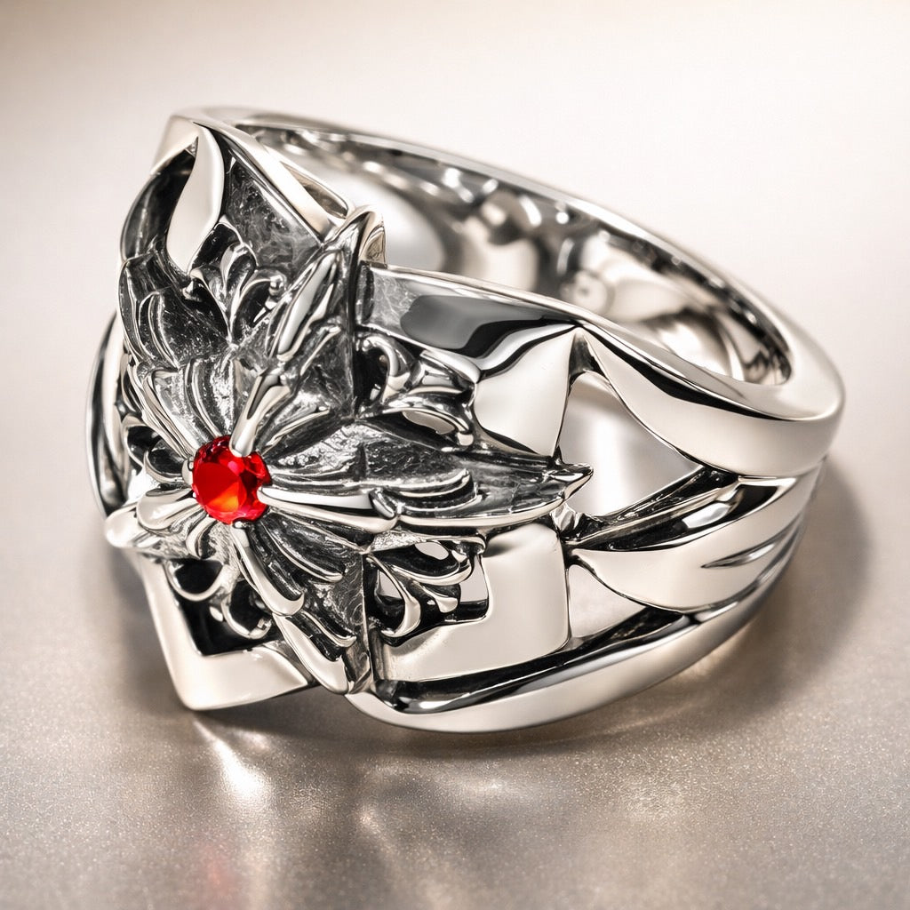 A&G【3営業日発送】DOUBLE STAR RING 2nd/RUBY