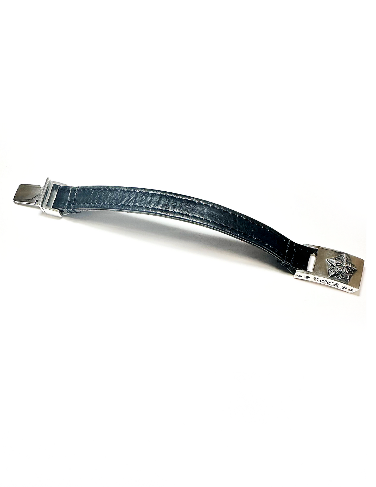 A&G STAR ID LEATHER BRACELET【3営業日発送】