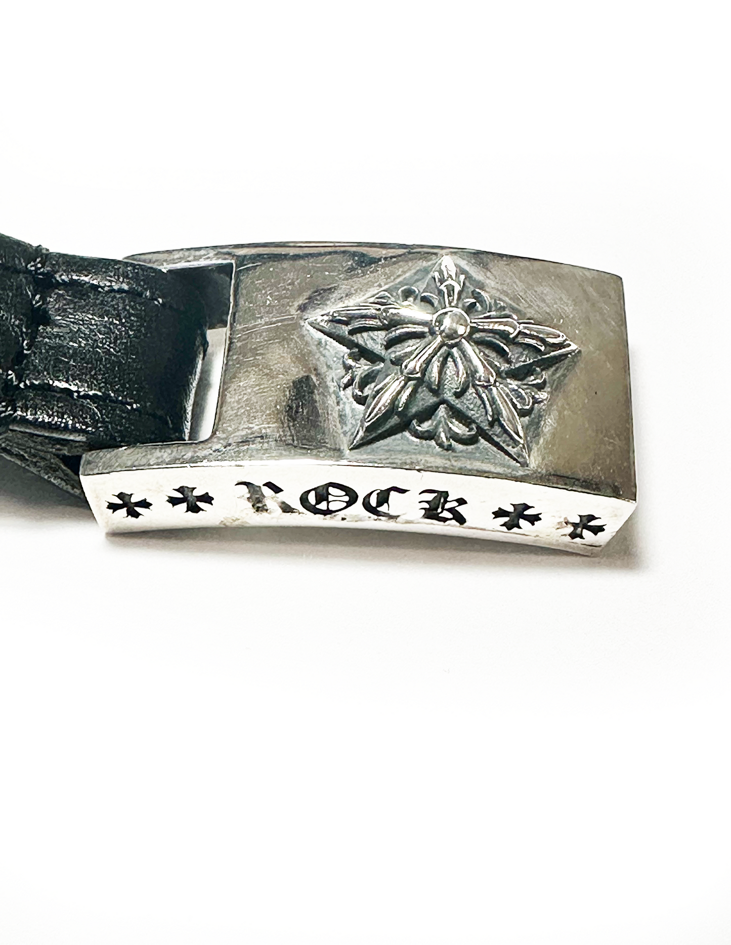 A&G STAR ID LEATHER BRACELET【3営業日発送】