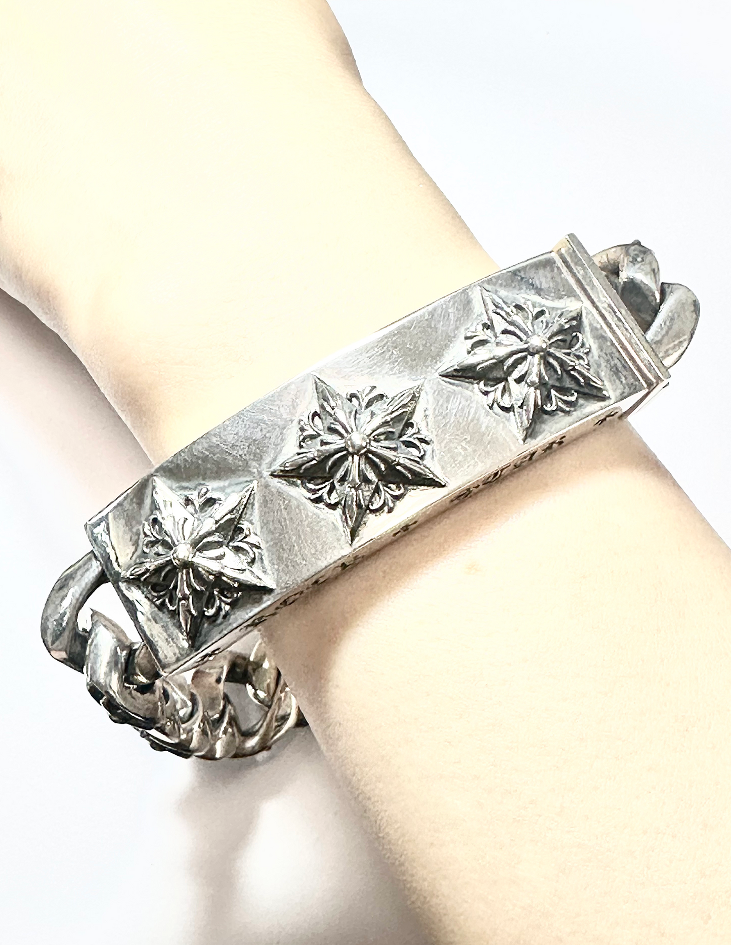 A&G 3STAR ID BRACELET【3営業日発送】