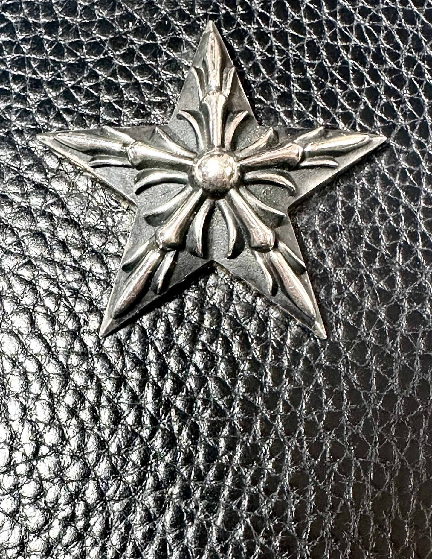 A&G STAR LEATHER IPHONE CASE【10営業日発送】