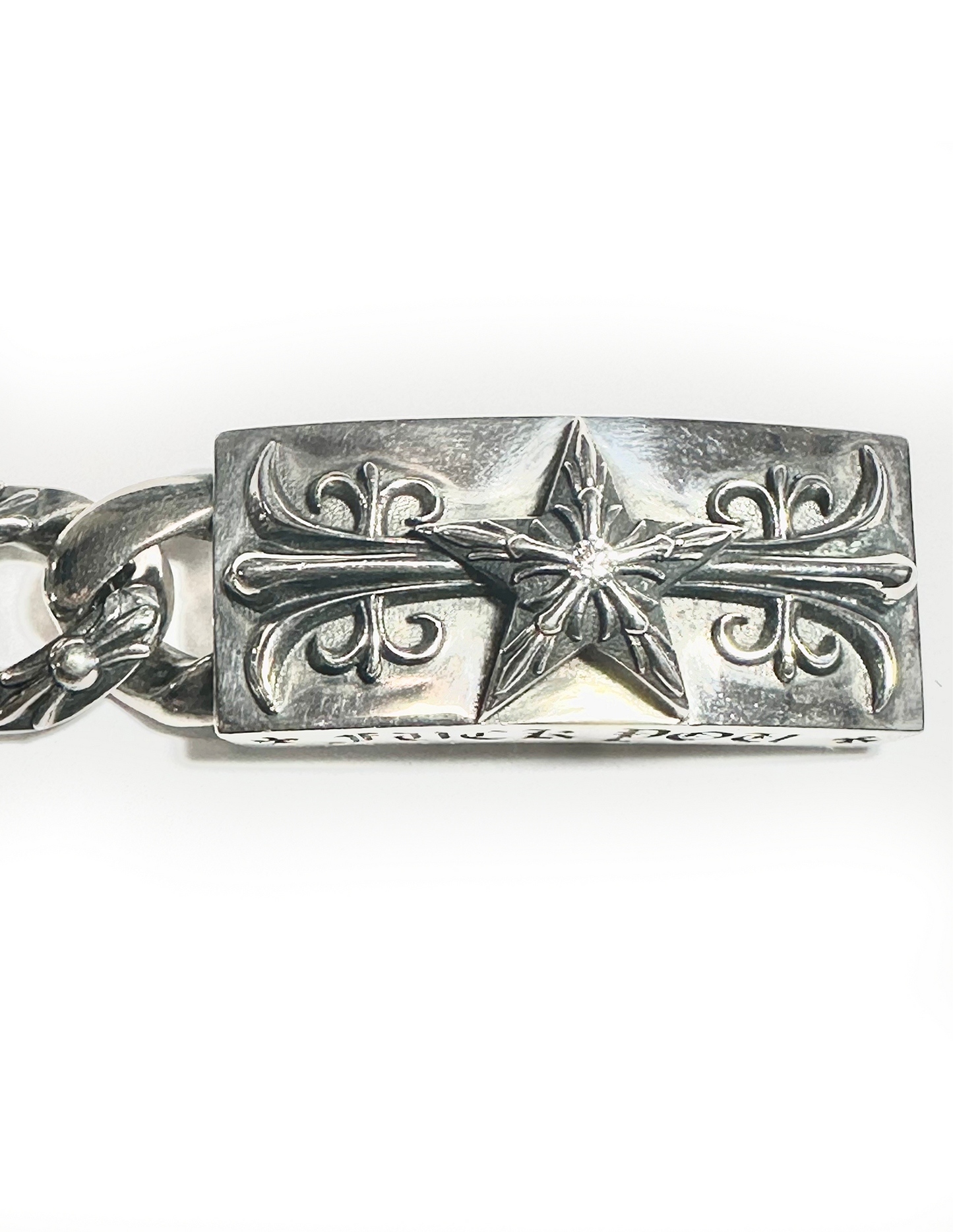 STAR FLORAL ID BRACELET/DIAMOND【3営業日発送】
