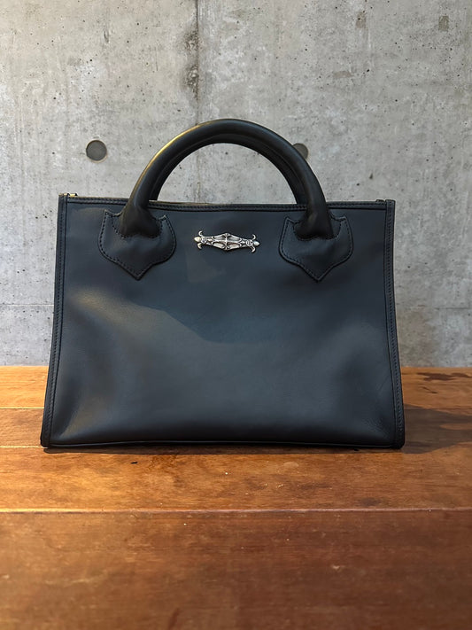 A&G【受注】LEATHER  SQUARE TOTE BAG