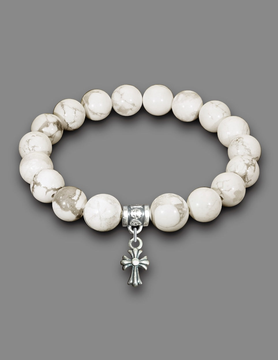 【A&G】STONE+SILVER925 BRACELET/CROSS