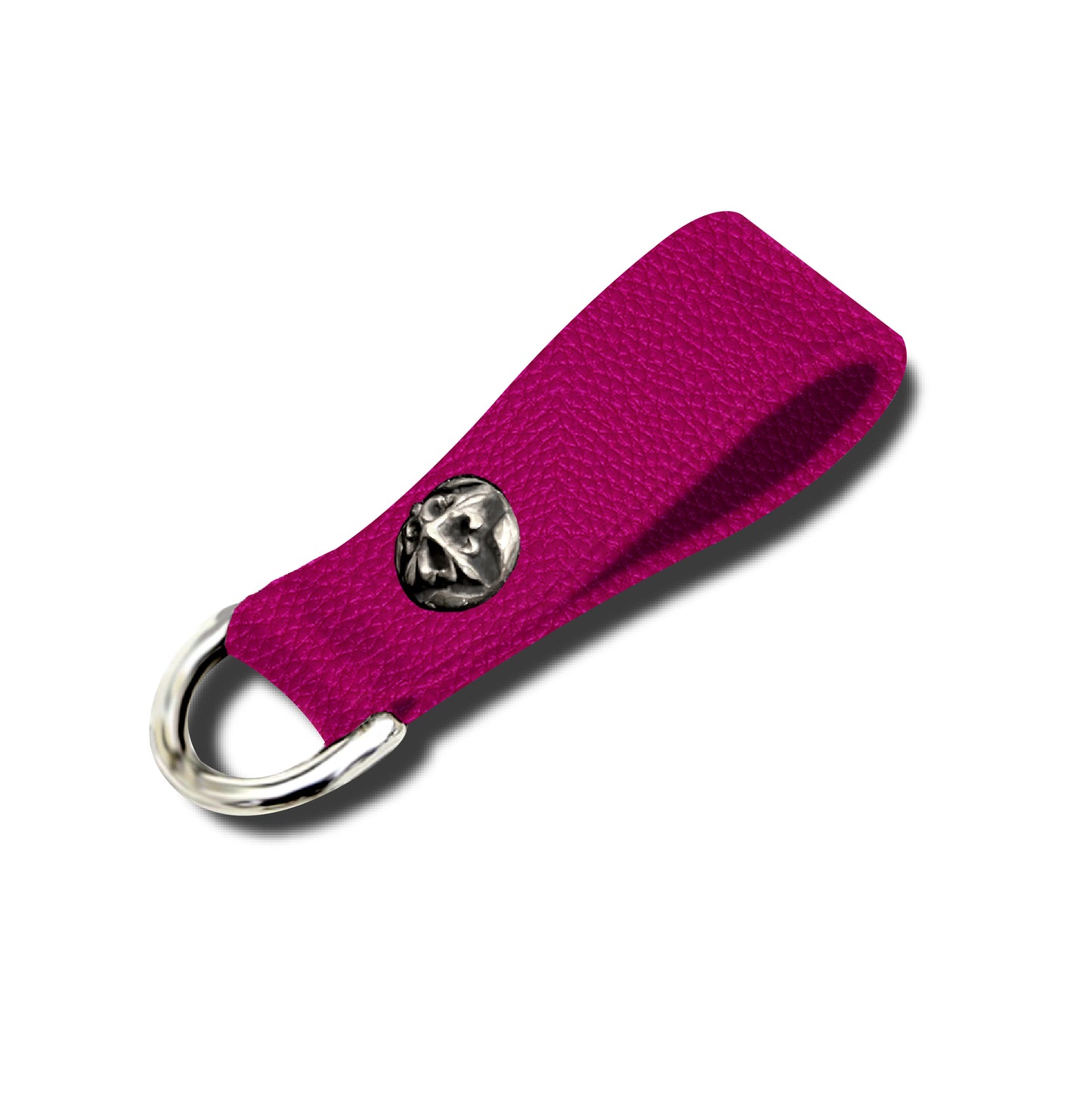 COLOR LEATHER KEY RING
