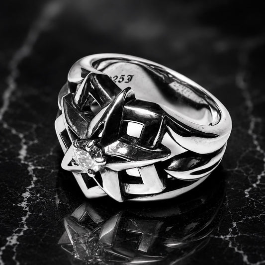 A&G【3営業日発送】DOUBLE STAR RING /DIAMOND