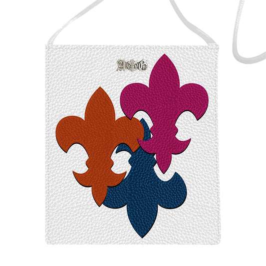 A&G【受注】LEATHER SHOULDER MINI BAG /MULTI COLOR WHITE