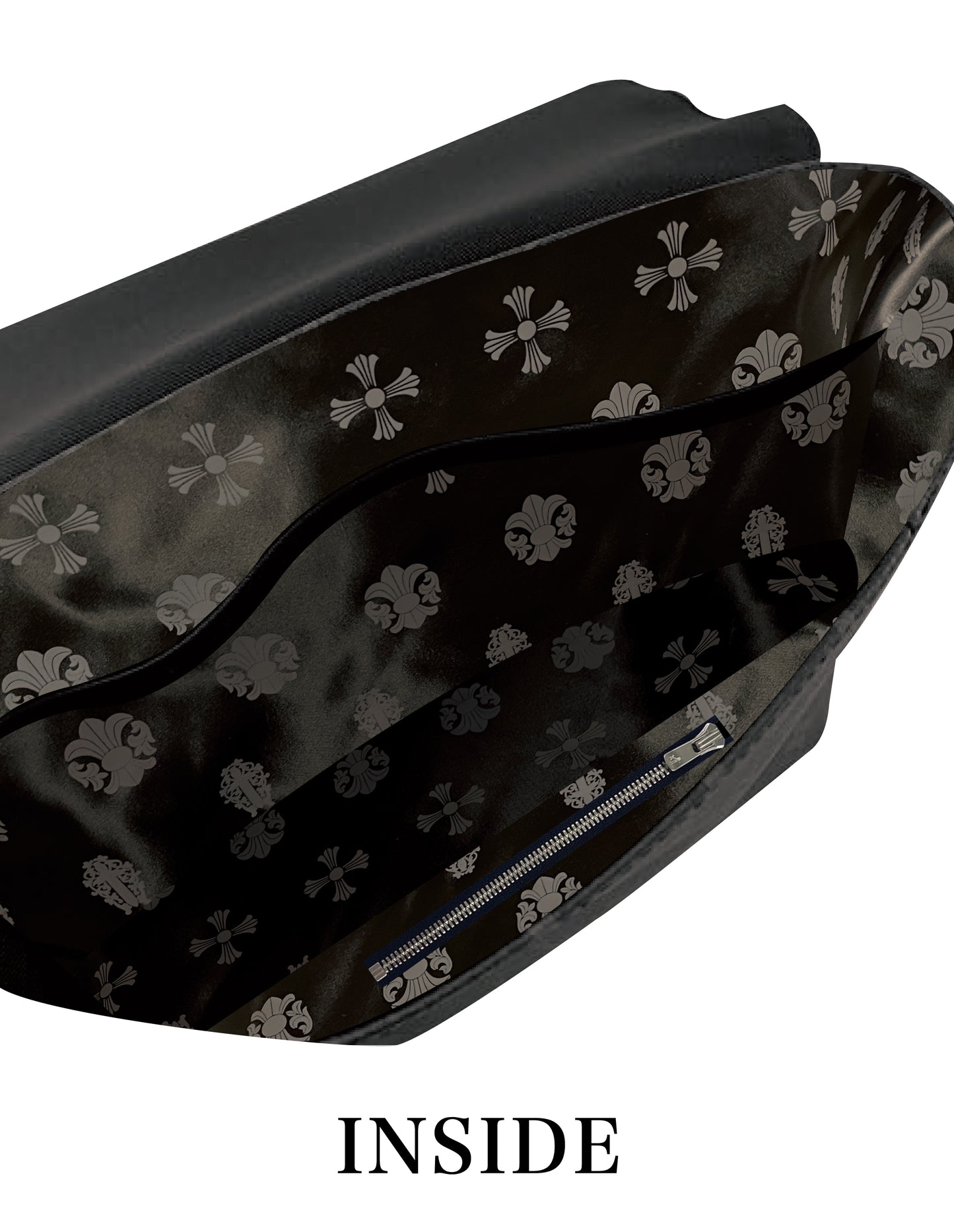 A&G LEATHER MESSENGER BAG