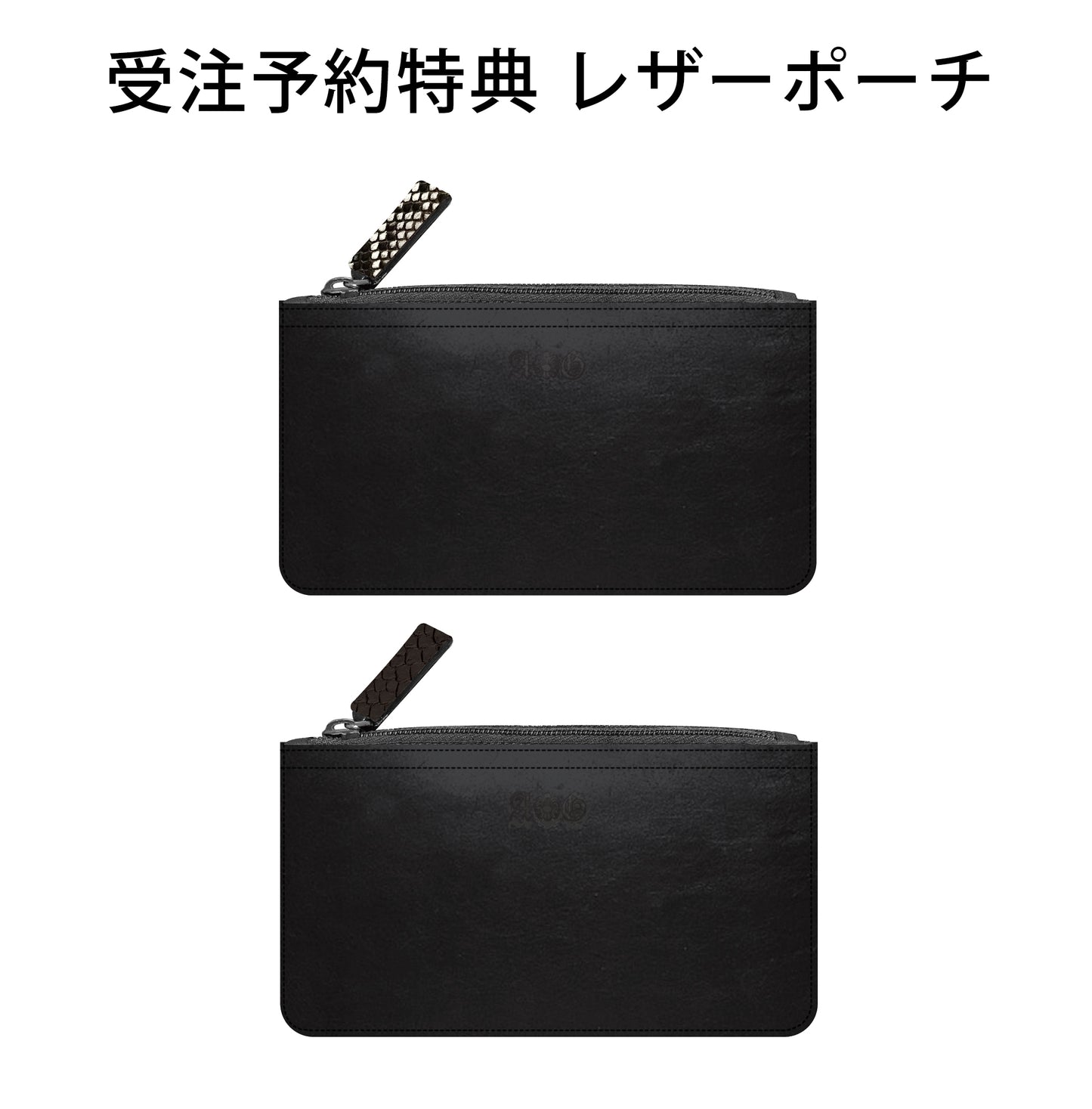 【セット販売】【受注】A&G15th CROCODILE & COW  CLUTCH BAG & MINI WALLET SET