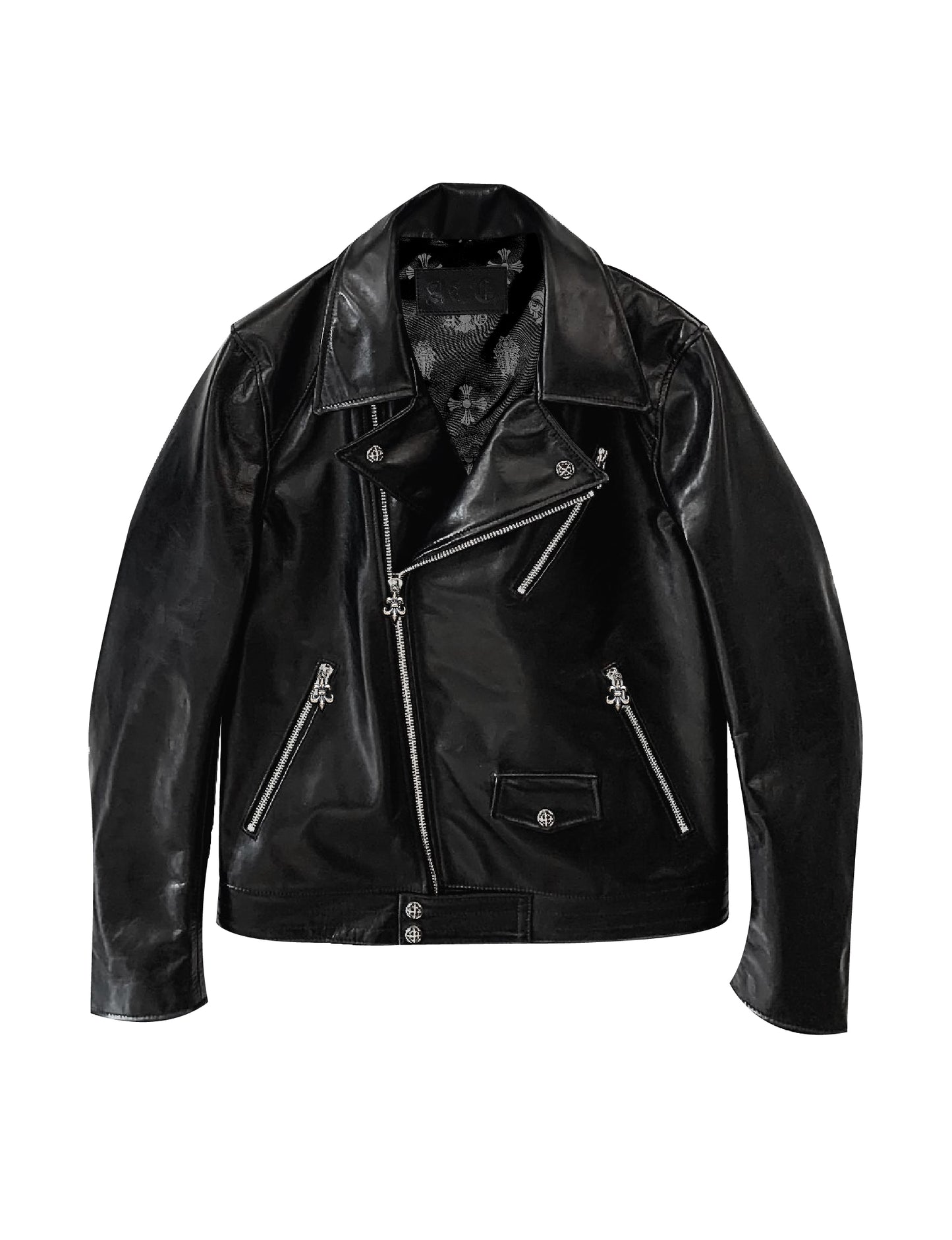 A&G【受注】 LEATHER DOUBLE BIKER JACKET