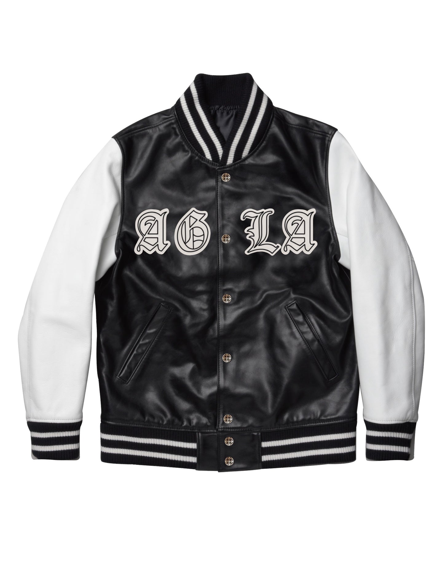 A&G【受注】 LEATHER COLORD STADIUM JACKET
