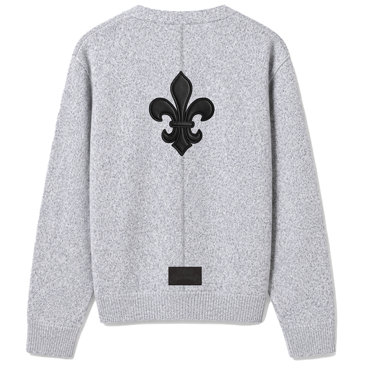 A&G【受注】SILK&WOOL CARDIGAN FDL/GRAY