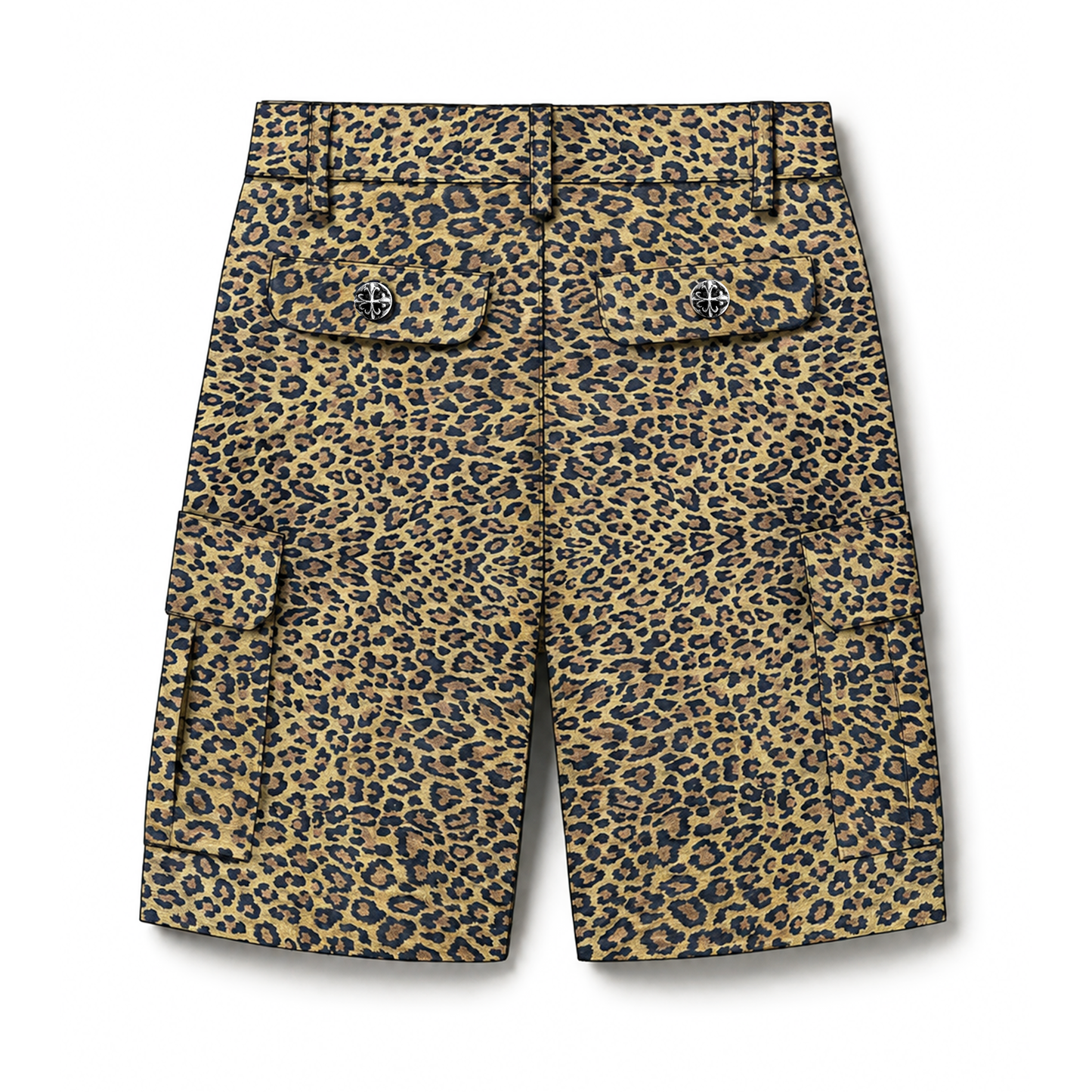 A&G【受注】SUEDE LEATHER SHORTS/LEOPARDE