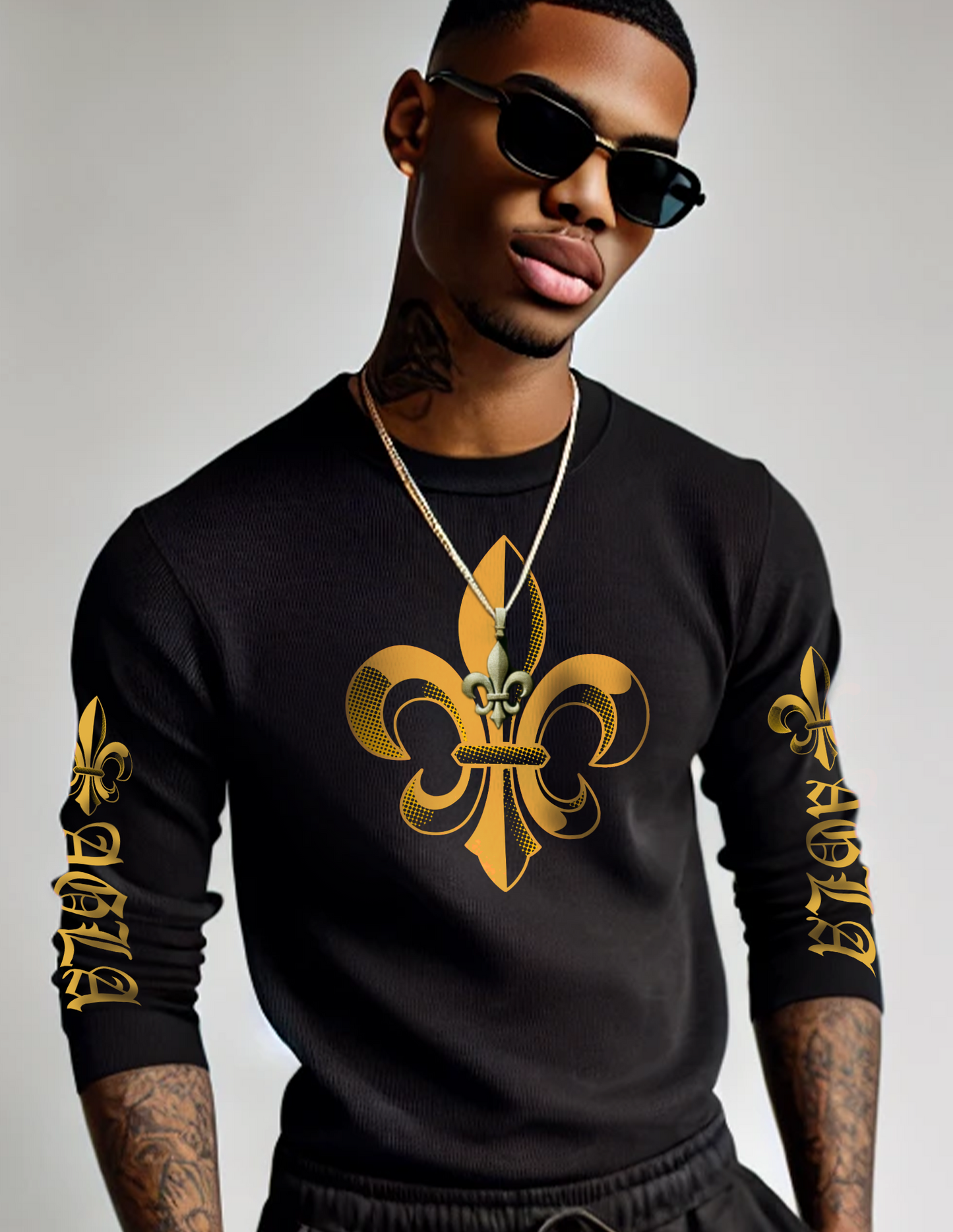 A&G FDL GOLD LONG SLEEVE TEE【3営業日発送】