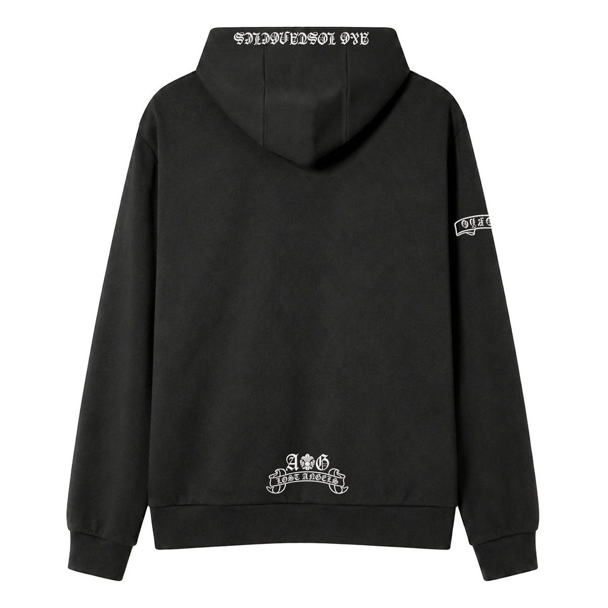 A&G【 受注限定10着】SILK&COTTON HOODIE/BLACK