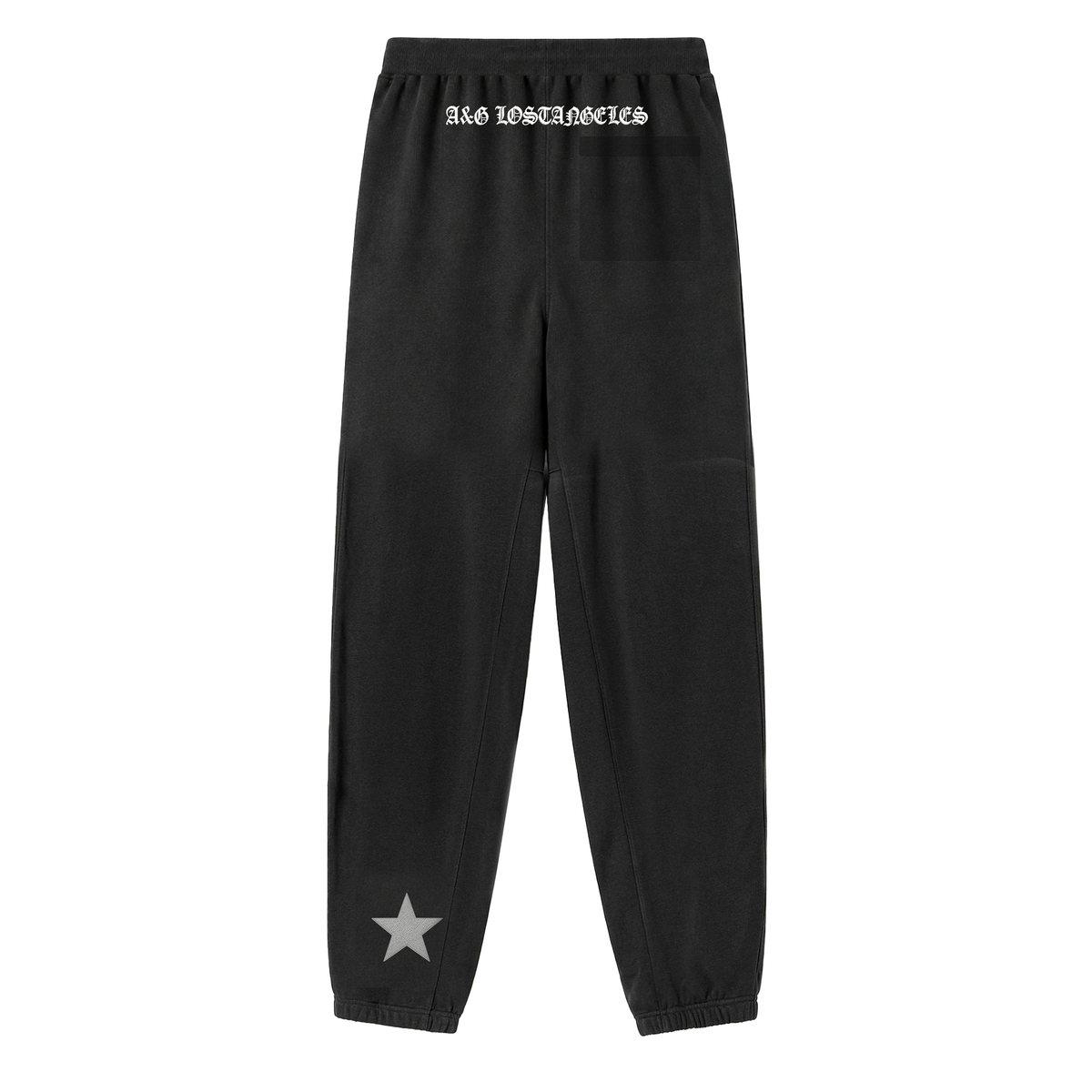 A&G【受注限定5着】SILK&COTTON PANTS/STAR/BLACK