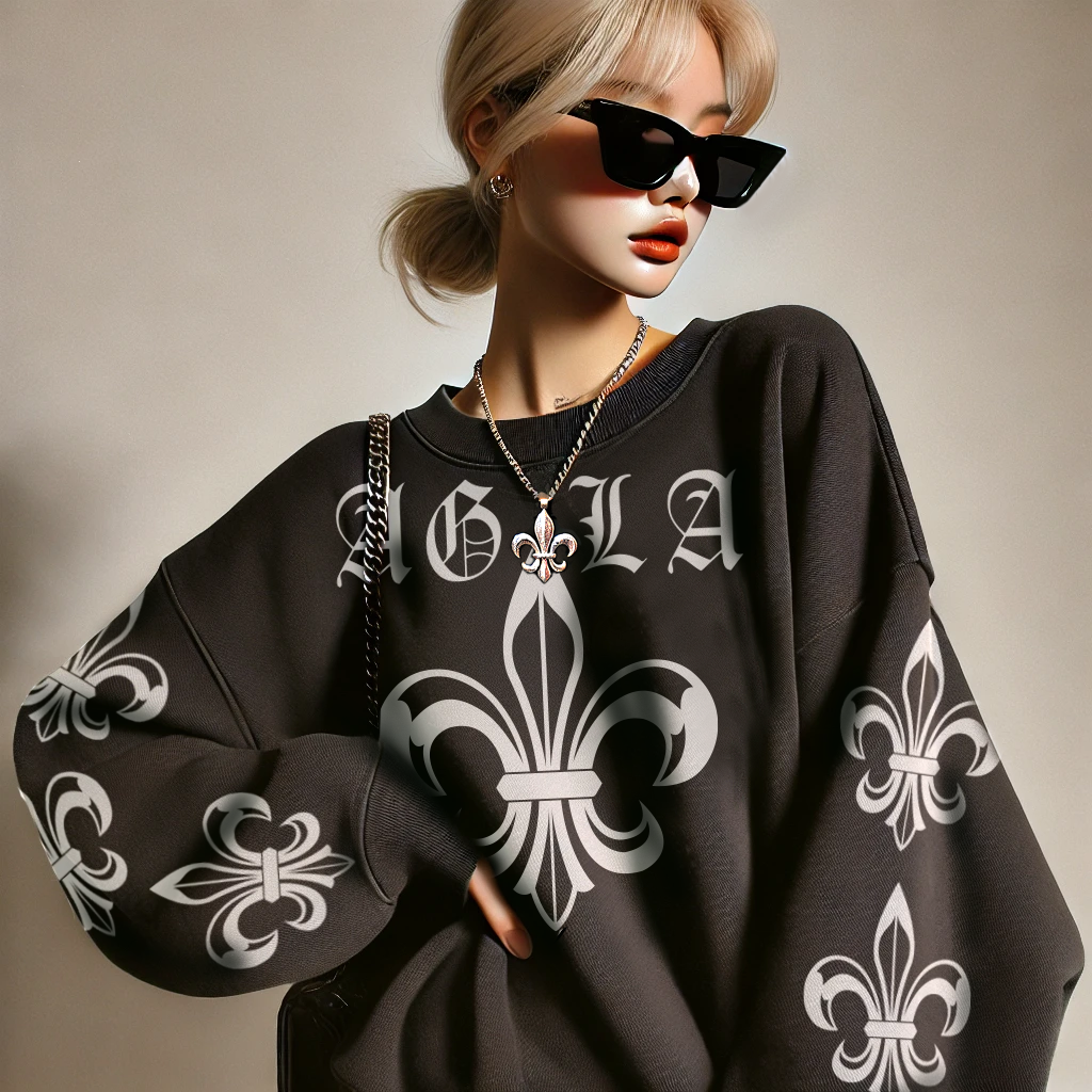 A&G 15oz CREW NECK SWEAT SHIRT/SILVER【3営業日発送】