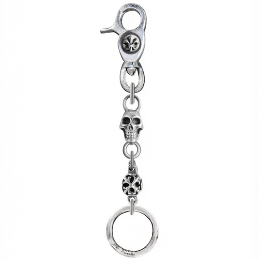 A&G【受注】SKULL&CROSS BALL KEYCHAIN