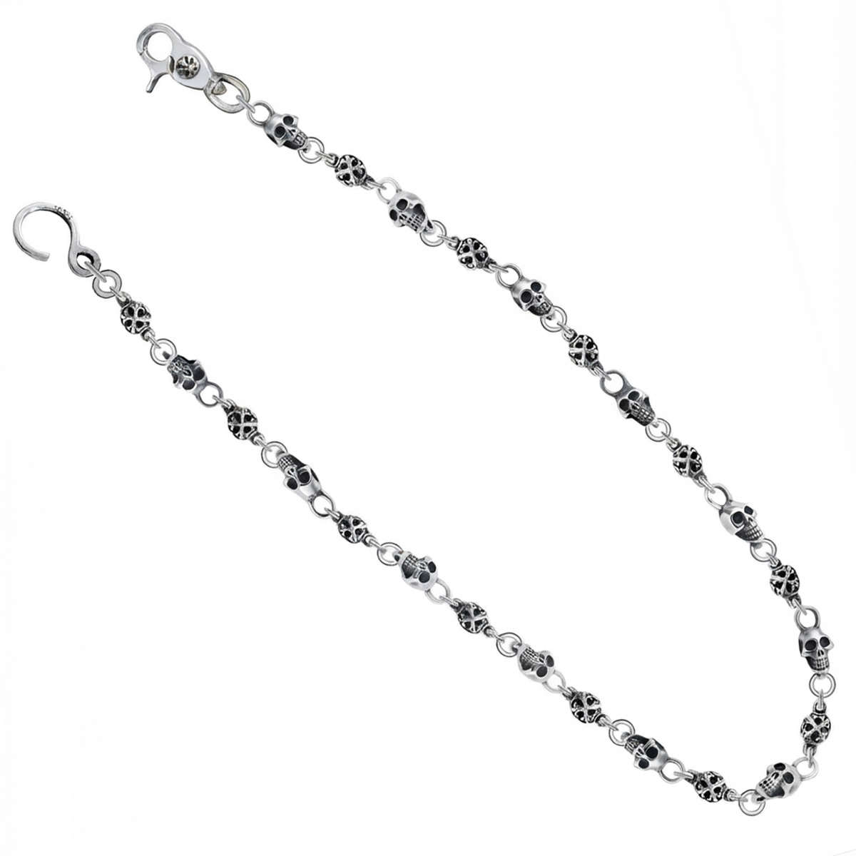 A&G【受注】SKULL&CROSS BALL WALLET CHAIN