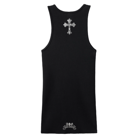 A&G【受注】LEATHER PATCH TANK FDL/BK/PYTHON