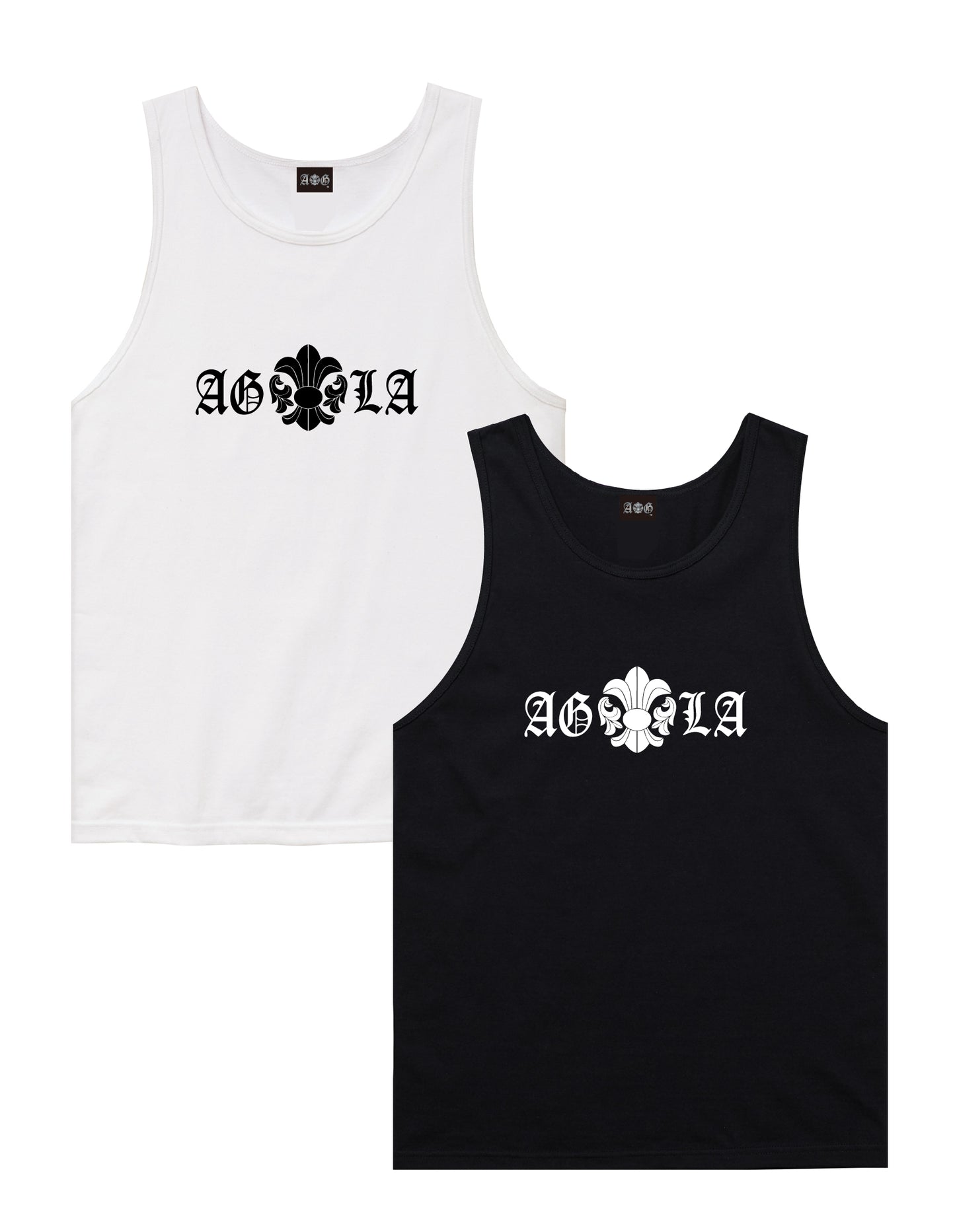 A&G 2in1AGLA TANK TOP/BLACK&WHITE【3営業日発送】