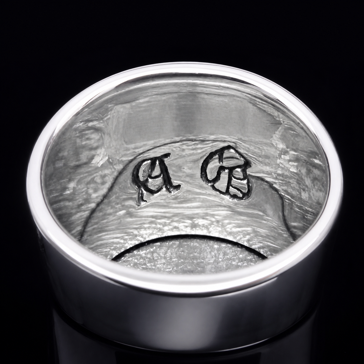 A&G【受注】FLORAL CROSS RING[LAB DIAMOND]