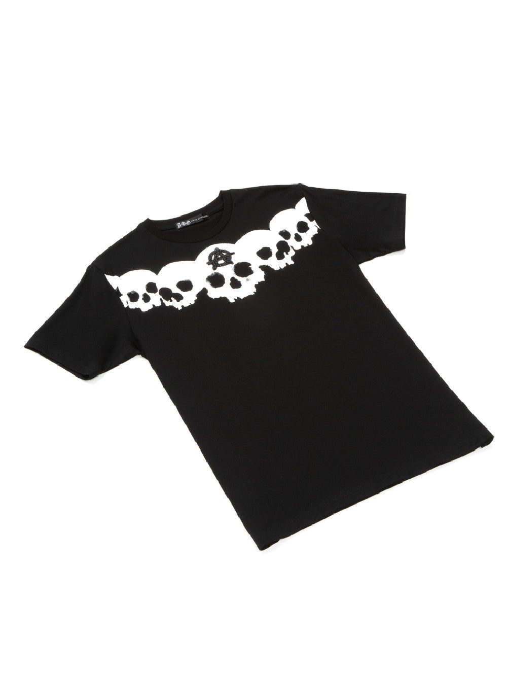 ANARCHY 7 SKULL  FULL CRYSTAL TEE/BLACK【３営業日発送】