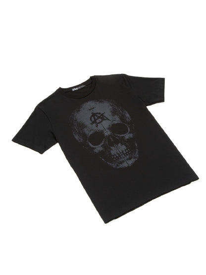 ANARCHY SKULL TEE/BLACK [Ships in 3 business days]