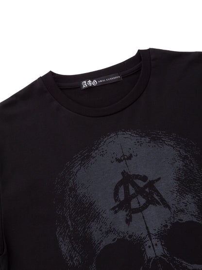 ANARCHY SKULL TEE/BLACK [Ships in 3 business days]