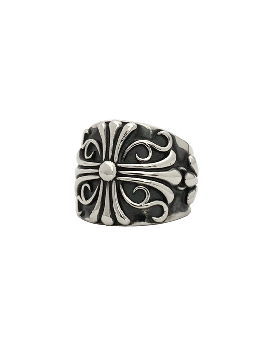 FLORAL CROSS RING