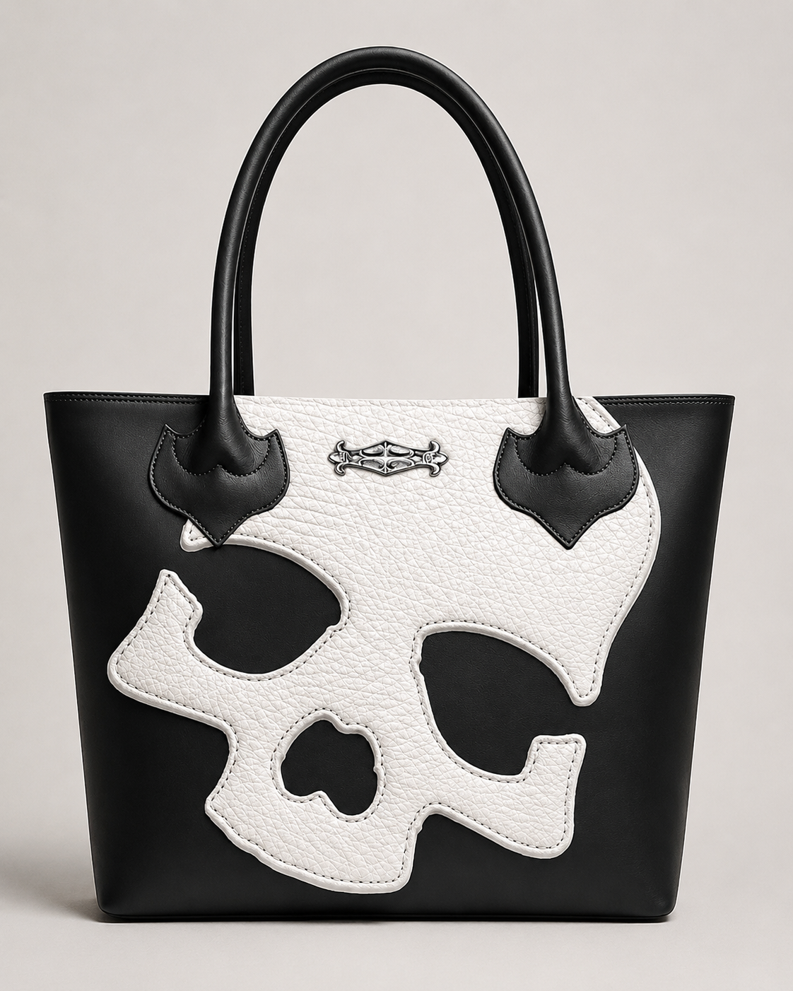 A&G【受注】SKULL LEATHER TOTE BAG
