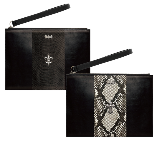 PYTHON CLUTCH BAG/FDL45orCROSS45